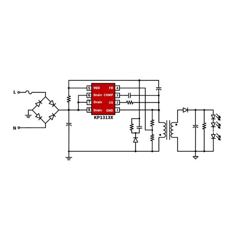 Karakteristikaene for ACDC Constant Current Chip
