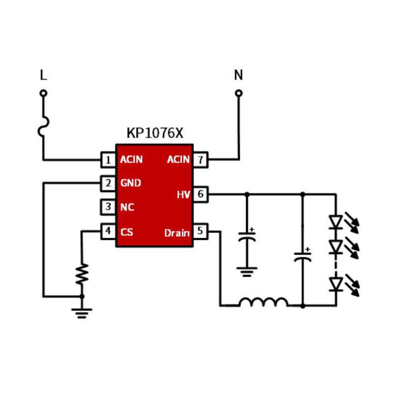 ​Hvordan forenkler integreret EMI-filter i ACDC Constant Current Chip strømforsyningsdesign?